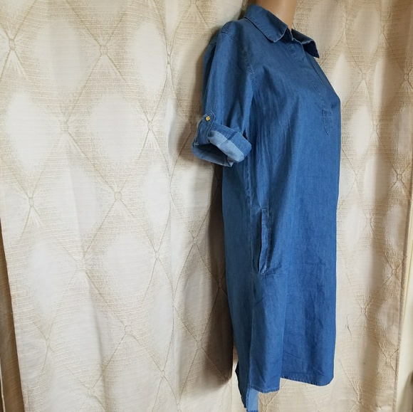 Allforcolor Everyday Denim Tunic Dress - Picture 7 of 8